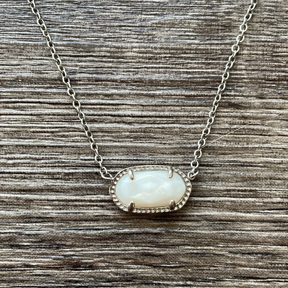 Kendra Scott Elisa Silver Pendant Necklace